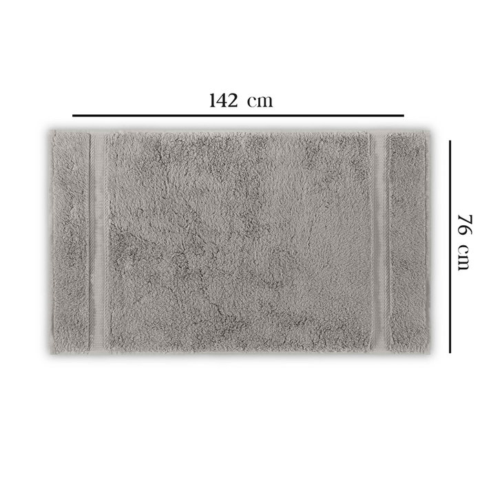 Mijölnir Fancy - Grey Toalla de Baño 550 gr/m² 65% Algodón / 35% Lyocell Suave y Absorbente Lujo para el Hogar